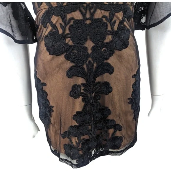 For Love And Lemons Black Lace Mini Dress - Picture 4 of 7